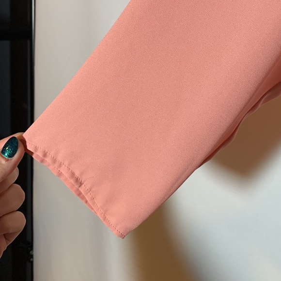 Michel Studio Pink Long Sleeved Blouse Top - Picture 4 of 9